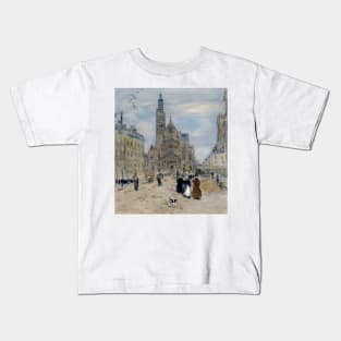 Saint-Etienne-du-Mont, Paris by Jean-Francois Raffaelli Kids T-Shirt